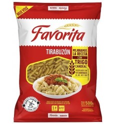 FIDEOS FAVORITA 500 GRS TIRABUZON