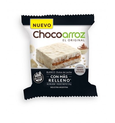ALFAJOR CHOCOARROZ BLANCO DDL 22GRS