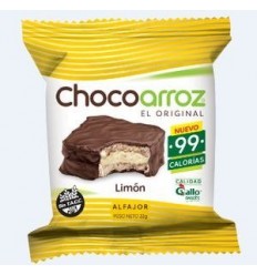 ALFAJOR CHOCOARROZ LIMON 22 GRS.