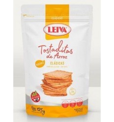 LEIVA TOSTADITA ARROZ CLASICA 125GRS SIN TACC