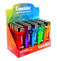 ENCENDEDOR CANDELA TRANSPARENTE 25 UNIDADES