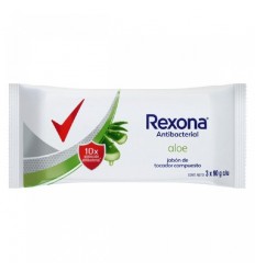 JABON REXONA 3X90GRS ANTIBACTERIAL 99 ALOE