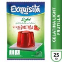 GELATINA EXQUISITA LIGHT FRUTILLA 22GRS