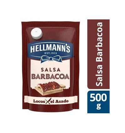 HELLMANN`S BARBACOA DOYPACK 500GRS