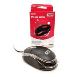 MOUSE OPTICO LUMINOSO USB GTC
