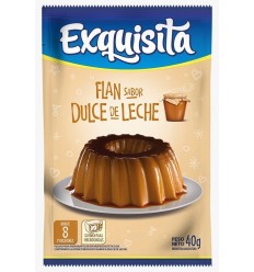 FLAN EXQUISITA DULCE DE LECHE 40GRS