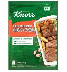 KNORR BOLSA HORNO HIERBAS Y ESP 21 GRS NVA FORMULA