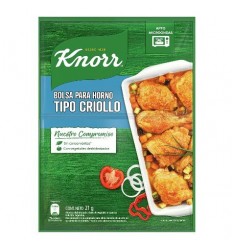 KNORR BOLSA HORNO TIPO CRIOLLO 21GRS