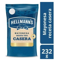 HELLMANN'S MAYONESA RECETA CASERA 232 GRS SIN TACC