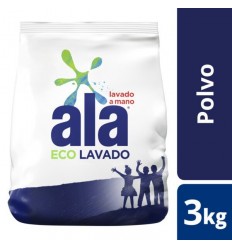 ALA POLVO LAVADO A MANO ECOLAVADO 3KG