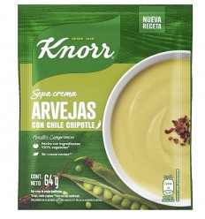 KNORR SOPA CREMA ARVEJAS C/CHILE 1 S
