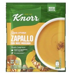 KNORR SOPA CREMA ZAPALLO C/NUEZ MOSCADA 1 S