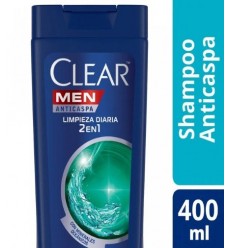CLEAR SH 2EN1 LIMPIEZA DIARIA 400ML
