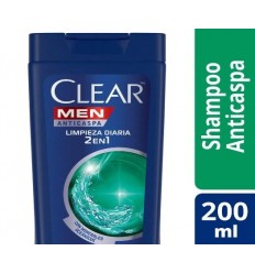 CLEAR MEN SH 2EN1 LIMPIEZA DIARIA 200ML