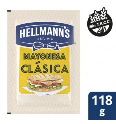 HELLMANN'S MAYONESA 118 GRS SIN TACC