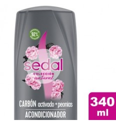SEDAL ACONDICIONADOR 340ML CARBON Y PEONIAS IA