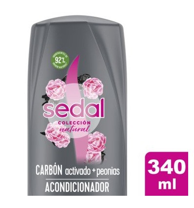SEDAL ACONDICIONADOR 340ML CARBON Y PEONIAS IA