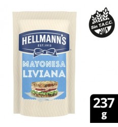 HELLMANN'S MAYONESA LIVIANA 237GRS