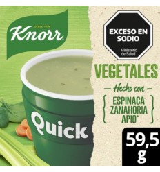 KNORR SOPA QUICK VEGETALES 5 SOBRES