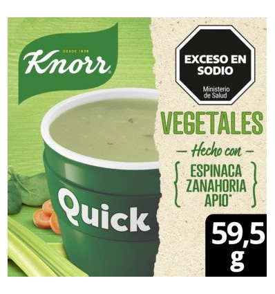 KNORR SOPA QUICK VEGETALES 5 SOBRES