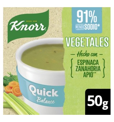 KNORR SOPA QUICK VEGETAL BALANCE 5 SOB
