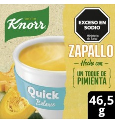 KNORR SOPA QUICK ZAPALLO BALANCE 5 SOB