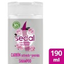 SEDAL SHAMPOO 190 ML CARBON Y PEONIAS IA 