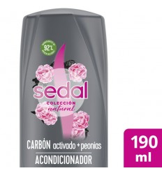 SEDAL ACONDICIONADOR 190 ML CARBON Y PEONIAS IA 