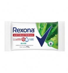 REXONA JABON ANTIBACTERIAL 99 ALOE 90 GRS