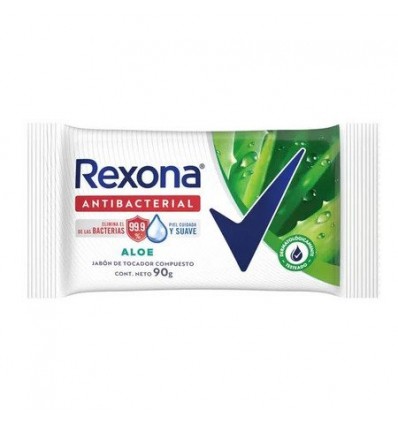 REXONA JABON ANTIBACTERIAL 99 ALOE 90 GRS