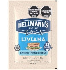 HELLMANN'S MAYONESA LIVIANA 118 GRS