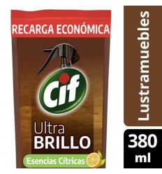 CIF LUSTRA MUEBLES CITRICO DOY PACK 380 ML