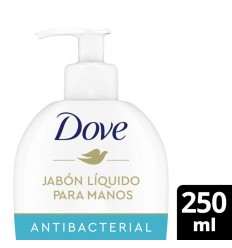 DOVE JABON LIQUIDO P/MANOS 250 ML ANTIBACTERIAL  