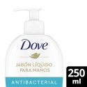 DOVE JABON LIQUIDO P/MANOS 250 ML ANTIBACTERIAL  