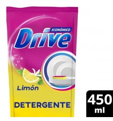 DRIVE LAVA VAJILLA LIMON ECO DP 450 ML