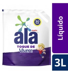 ALA MATIC LIQUIDO ECOLAVADO TOQUE DE VIVERE  3 L