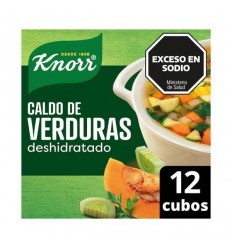 KNORR CALDO VERDURAS C/VEG. * 12 CUBOS