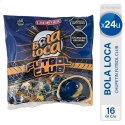 CHUPETIN BOLA LOCA FUTBOL "BOCA"  24 UNID
