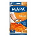 GUANTE MAPA PLISSE SATINADO TALLE S 