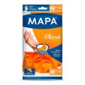 GUANTE MAPA PLISSE SATINADO TALLE M