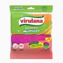PAÑO VIRULANA MICROFIBRA MULTIUSO X4