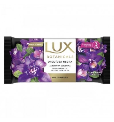 JABON LUX ORQUIDEA NEGRA 3X120G