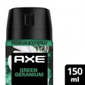AXE DEO AER BS GREEN GERANI 150 ML