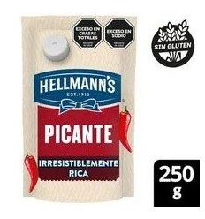 HELLMANN'S ADEREZO PICANTE DP 250 GRS
