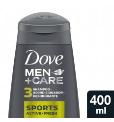 DOVE SHAMPOO MEN 400 ML SPORT ACTIV+FRESH