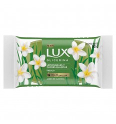 JABON LUX GLICERINA LEMONGRASS Y FLORES BLANCAS  90G