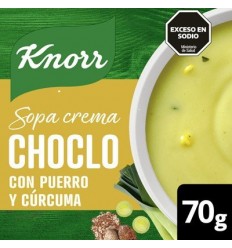 KNORR SOPA CREMA CHOCLO C/PUERRO 70G 