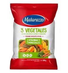FIDEO MATARAZZO 3 VEGETALES PENNE RIGATE N 45