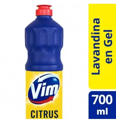 LAVANDINA EN GEL VIM PODER DESINFECTANTE CITRUS 700ML