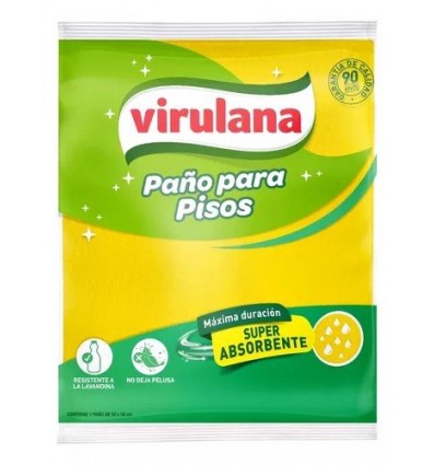 PAÑO PARA PISOS AMARILLO  VIRULANA 
